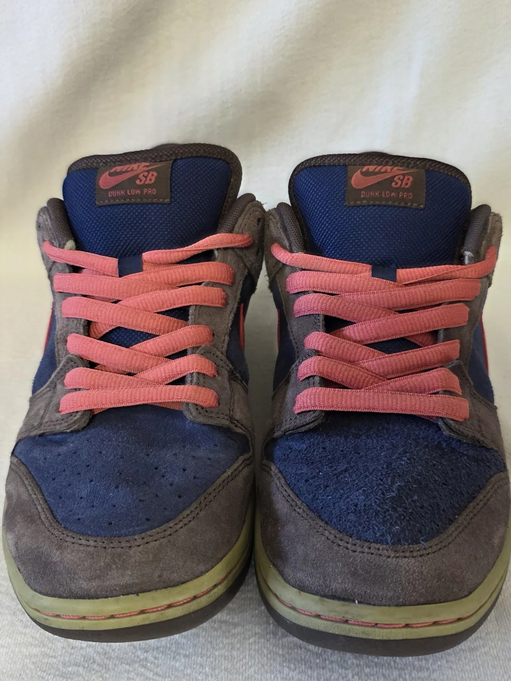 Nike SB Dunk Low Pro Baroque Brown Adobe Suede Sneakers Size 10